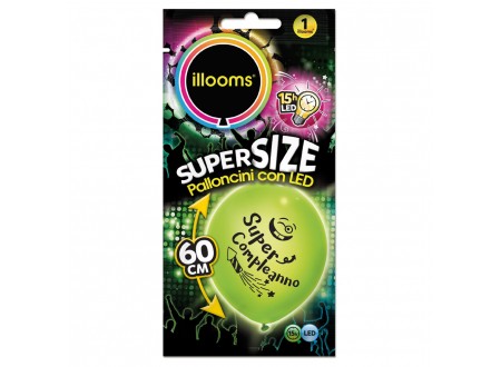 Palloncini Led "Illooms" - large super compleanno cf. 1